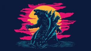 Godzilla, Artwork, Kaiju, 4K wallpaper