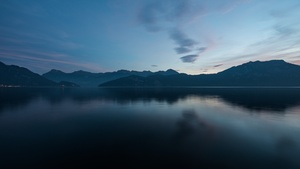 Landscape, Morning, Dawn, Tranquility, Scenery, Mountains, River, Switzerland, 4K wallpaper