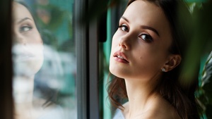Beautiful woman, Portrait, Girl, 4K wallpaper