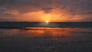 Sunset, Landscape, Dusk, 4K wallpaper