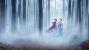 Frozen 2, Anna, Elsa, Enchanted Forest, 4K wallpaper