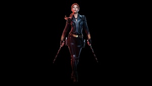 Black Widow, AMOLED, Scarlett Johansson, Black background, 2020 Movies, 4K wallpaper