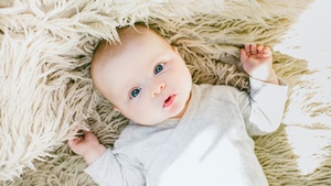 Cute child, Baby boy, Adorable, White, 4K wallpaper