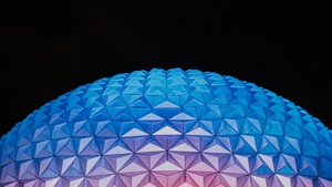 Spaceship Earth, Epcot, Walt Disney World, Modern architecture, 4K wallpaper