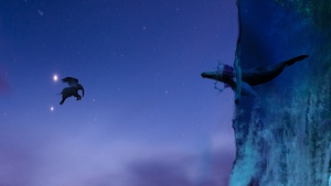 Elephant, Whale, Sky, Underwater, 4K wallpaper