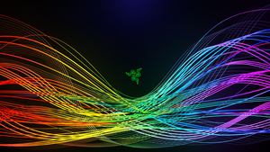 Razer, Spectrum, Waves, Colorful, 4K wallpaper