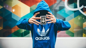 Adidas, Hoodie, Playing card, Casino, Hooded Man, 4K wallpaper