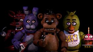 FNAF, Animatronics, Five Nights at Freddys, 4K wallpaper
