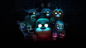 FNAF: Help Wanted, Five Nights at Freddys, Survival horror, Black background, 4K wallpaper