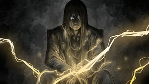 Eren Yeager, Lightning, Shingeki no Kyojin, Attack on Titan, 4K wallpaper