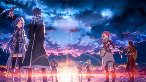 Sword Art Online, Anime series, Aesthetic anime, 4K wallpaper