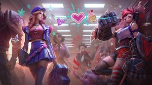 League of Legends, Caitlyn (LoL), Vi (LoL), 4K wallpaper