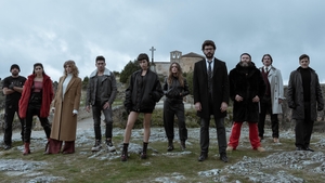 Money Heist, Netflix series, Alvaro Morte as The Professor, Ursula Corbero as Tokyo, Spanish series, 4K wallpaper