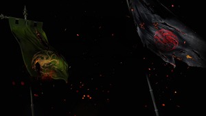 House of the Dragon, Burning, Black background, Season 2, House Targaryen, House Targaryen Sigil, 4K wallpaper