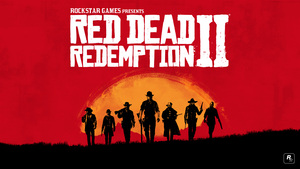 Red Dead Redemption 2, Rockstar Games, Red background, PC Games, PlayStation 4, Xbox One, 4K wallpaper