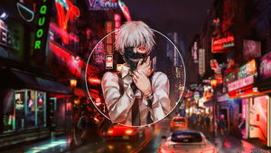 Ken Kaneki, Night City, Tokyo Ghoul, 4K wallpaper