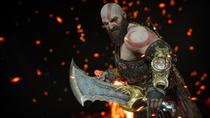 Blades of Chaos, Armor, Kratos, God of War Ragnarök, 4K wallpaper