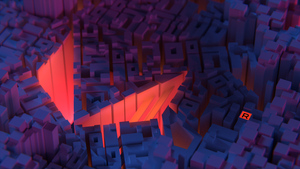AMD Radeon, Abstract background, 3D background, 4K wallpaper