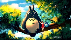 My Neighbor Totoro, Mei, Tonari no Totoro, Animation movies, Totoro, Studio Ghibli, 4K wallpaper