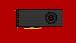AMD Radeon, Graphics card, Minimalist, Red background, GPU, Simple, 4K wallpaper