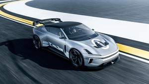 Polestar Concept BST, Electric Race Cars, 2024, Race track, 4K wallpaper