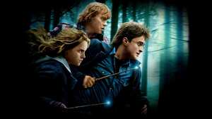 Harry Potter and the Deathly Hallows Part 1, Daniel Radcliffe as Harry Potter, Emma Watson as Hermione Granger, Ron Weasley, 4K wallpaper
