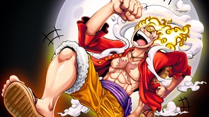One Piece, Luffy, Gear 5, Sun God Nika, 4K wallpaper