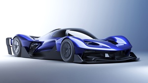 Red Bull RB17, Hypercar, Prototype, Blue aesthetic, 4K wallpaper