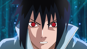 Sasuke Uchiha, Sharingan, Naruto, 4K wallpaper