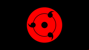 Mangekyo Sharingan, Naruto, Black background, Sharingan, 4K wallpaper