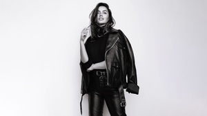 Ana de Armas, Monochrome, Black and White, 4K wallpaper