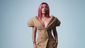 Karol G, Colombian singer, 4K wallpaper