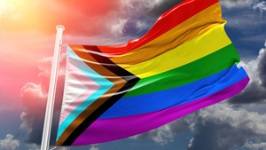 Pride flag, LGBTQ, Rainbow colors, 4K wallpaper