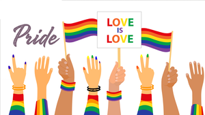 LGBTQ, Love Is Love, Pride flag, Rainbow, 4K wallpaper