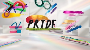 Microsoft Pride, Brushstroke, LGBTQ, 4K wallpaper