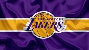 Los Angeles Lakers, Logo, Football team, Purple, 4K wallpaper