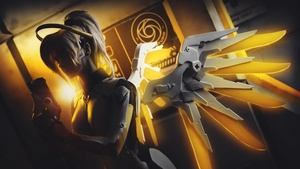 Overwatch, Mercy, 4K wallpaper