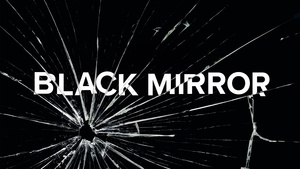 Black Mirror, TV series, Sci-Fi series, Black background, 4K wallpaper