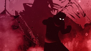 Yuji Itadori, Silhouette, Jujutsu Kaisen, 4K wallpaper