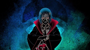 Itachi Uchiha, Artwork, Naruto, Digital Art, 4K wallpaper
