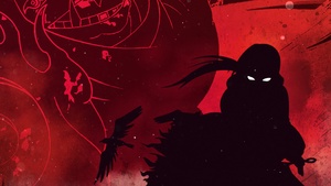 Itachi Uchiha, Silhouette, Naruto, Ninja, Illustration, 4K wallpaper
