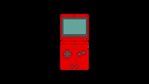 Gameboy, Nintendo, AMOLED, Retro, Minimalist, Black background, 4K wallpaper