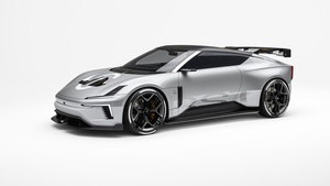 Polestar Concept BST, 2024, Electric Race Cars, White background, 4K wallpaper