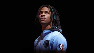 Ja Morant, Portrait, Memphis Grizzlies, Basketball player, Black background, 4K wallpaper