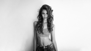 Taylor Hill, Monochrome, Black and White, 4K wallpaper