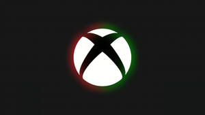 Glowing, Xbox, Dark background, Minimalist, Xbox logo, 4K wallpaper