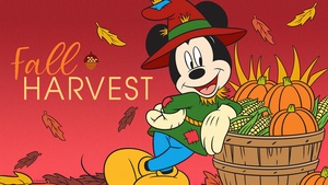 Fall, Thanksgiving, Mickey Mouse, 4K wallpaper