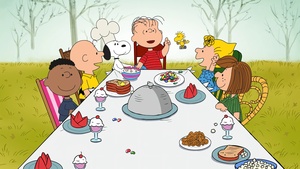 Thanksgiving, Charlie Brown, Peanuts, Snoopy, Cartoon, Thanksgiving Day, 4K wallpaper