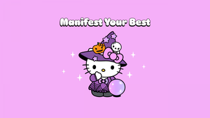 Hello Kitty, Halloween costume, Pastel pink, Sanrio, 4K wallpaper