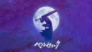 Guts, Dragon Slayer, Berserker Armor, Purple aesthetic, 4K wallpaper